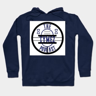 Tymez Podcast White, Blue, and Black Hoodie